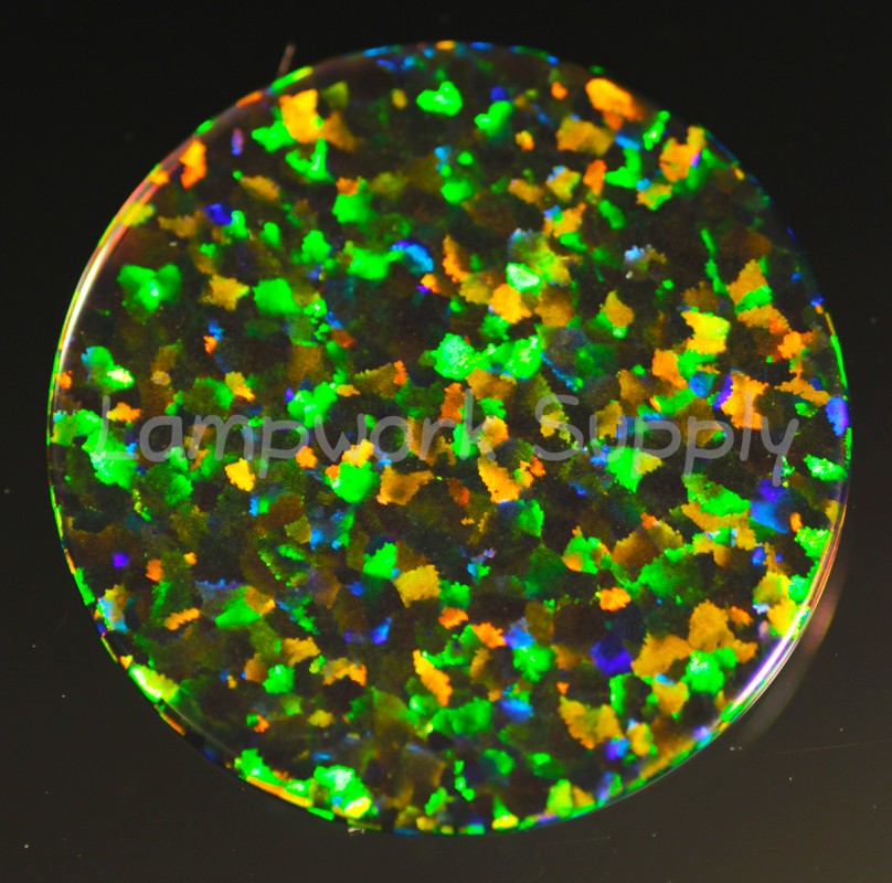 20mm RGB Round Coin Opal
