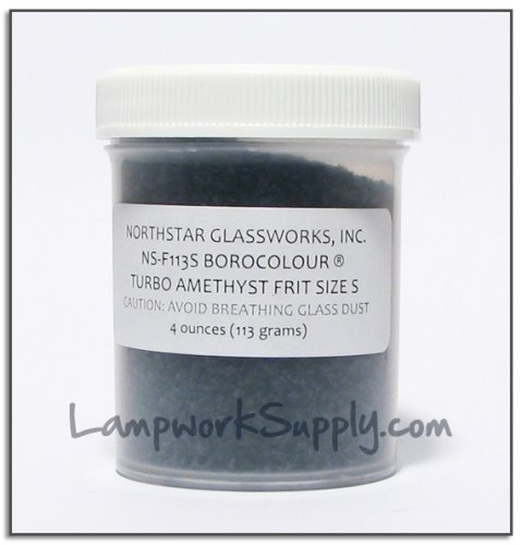 Northstar Turbo Amethyst (113) - Small Frit 1 lb. (38 grade) 16 oz jar