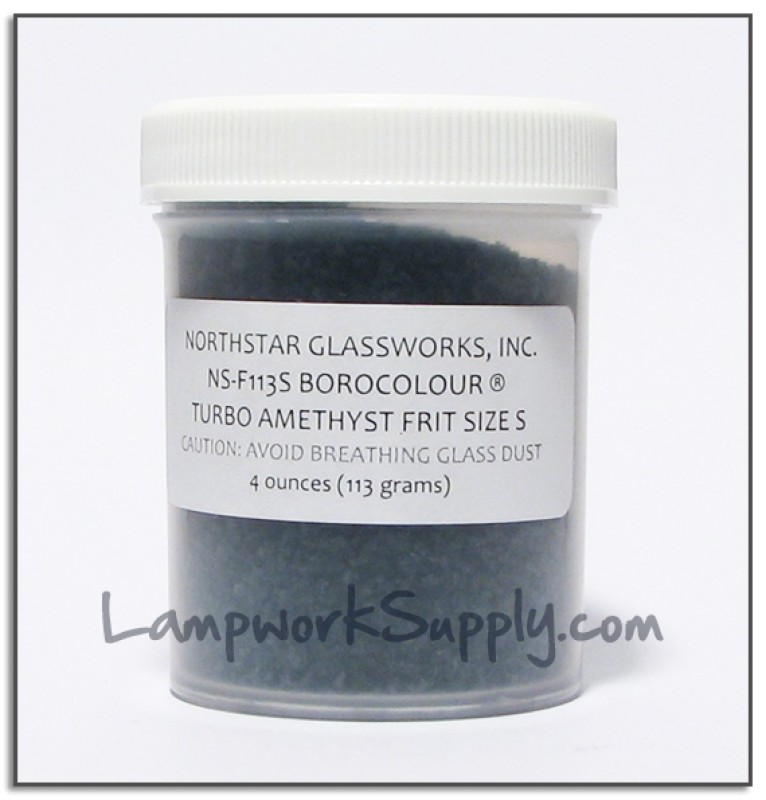 Turbo Amethyst Large Frit 4 oz. (25 grade)