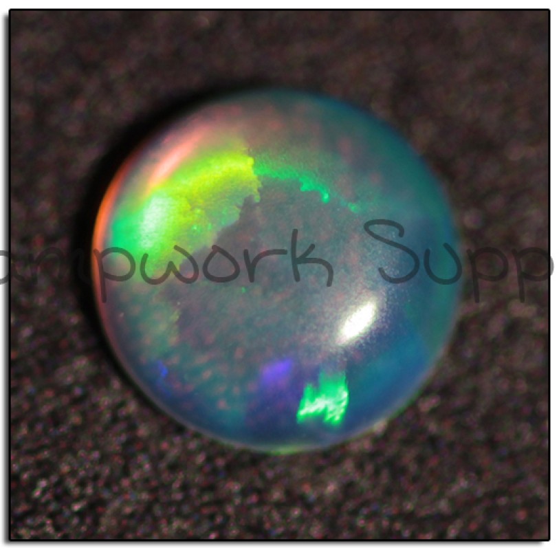 4mm Mint Round Cabochon Opal