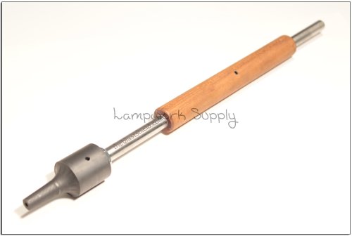 Ground Joint Holding Tool for 10mm Female with Wood Handle