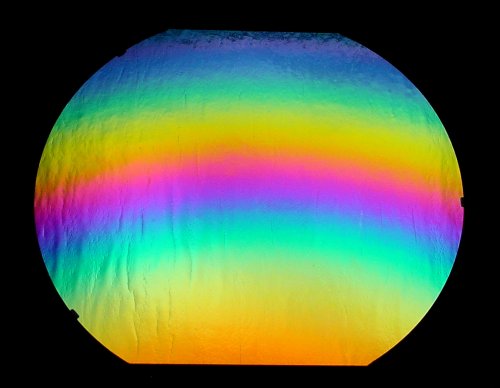 Rainbow 2 1/8" Thick Borosilicate Glass Sheet by CBS