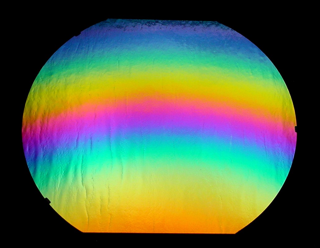 Rainbow 2 1/8" Thick Borosilicate Glass Sheet by CBS