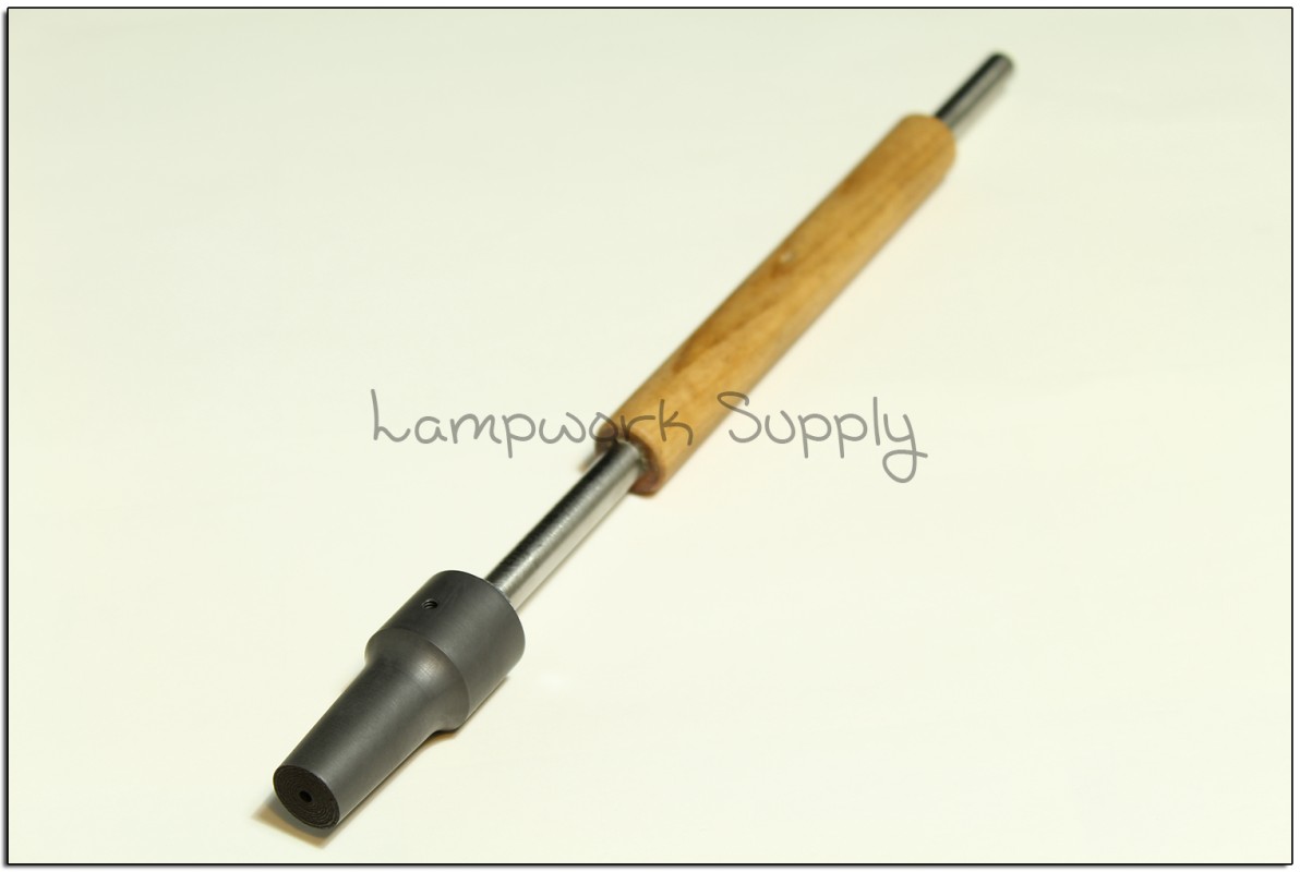 Ground Joint Holding Tool for 19mm Female with Wood Handle