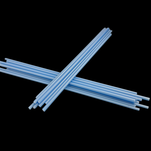 Northstar Light Cobalt over Star White WonderCane (WC021) - Ends Tube Transitional Knuckle End