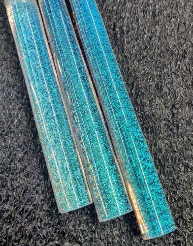 Silver Dichroic Galaxy Cane