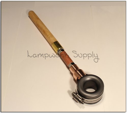 Small Doughnut Marble Mold on Wood Handle