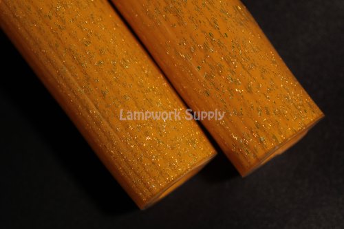 Dream Tubing Orange Sunshine Dichroic - Northstar Goldenrod Tube Northstar Goldenrod Orange Sunshine