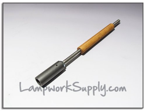Ground Joint Holding Tool for 14mm Male with Wood Handle