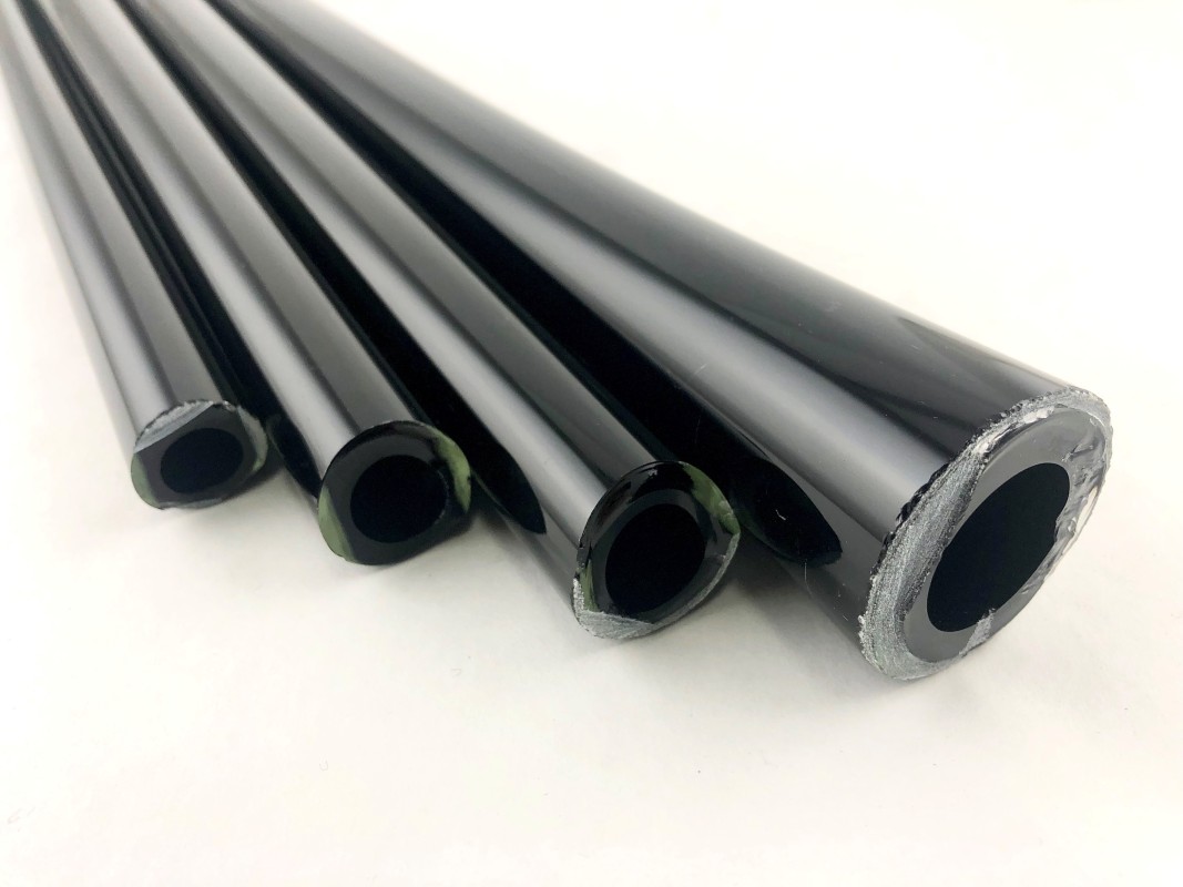 Jet Black First Quality Tube - Simax Encased WonderTube
