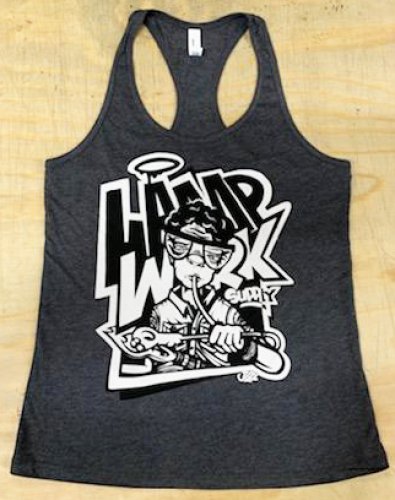 Lampwork Supply Racerback Tank Dark Grey Size Large - Blowhose Boy