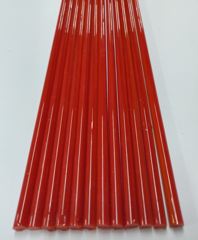 Cadmium Orange 7mm Rod - (Shade 6)