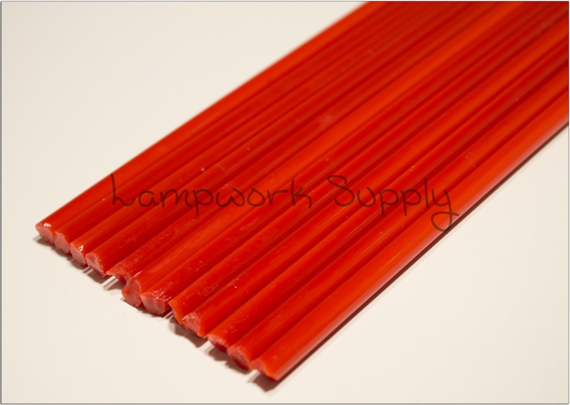 Red (Shade 2) 8mm Rod
