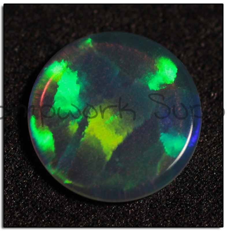 6mm Mint Round Coin Opal
