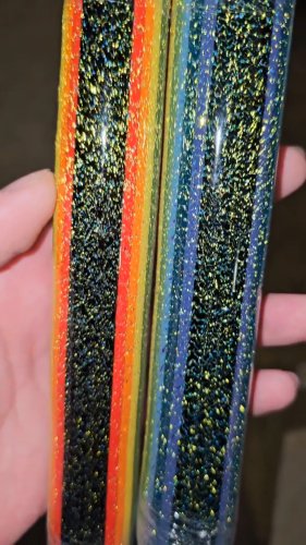 Dream Tubing Gold Dichroic - Double Rainbow Lined Tube Double Rainbow Lined