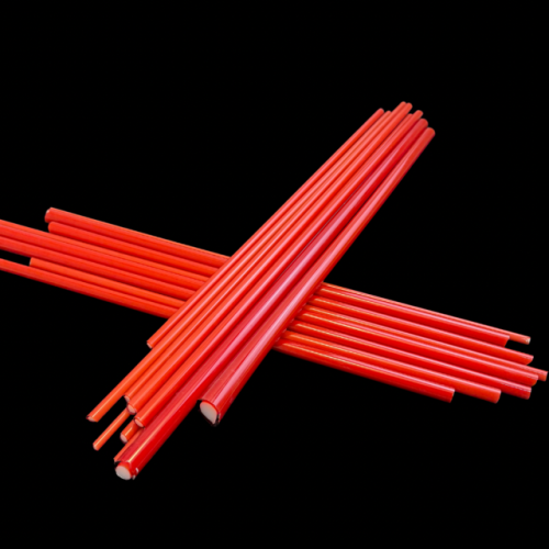 Northstar Pomegranate over Star White WonderCane (WC035) - Ends Tube Transitional Knuckle End