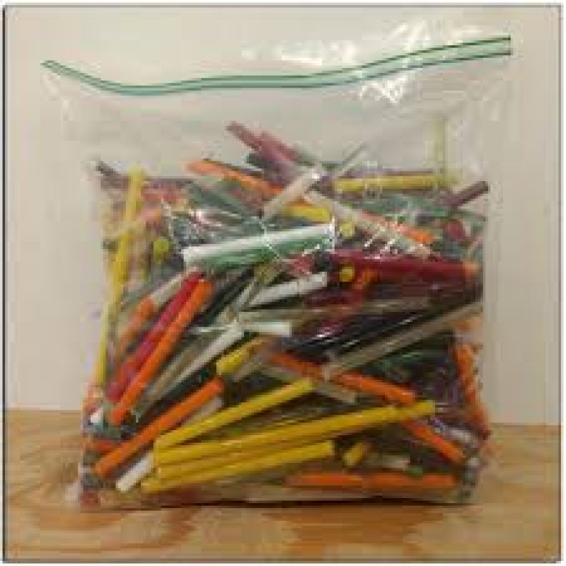 5 Pound Bag of Shorts - Assorted Northstar Glass Color Rods