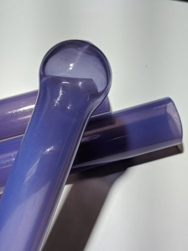 Wildberry 11 Opal Over Icy White Satin Tubing B Grade