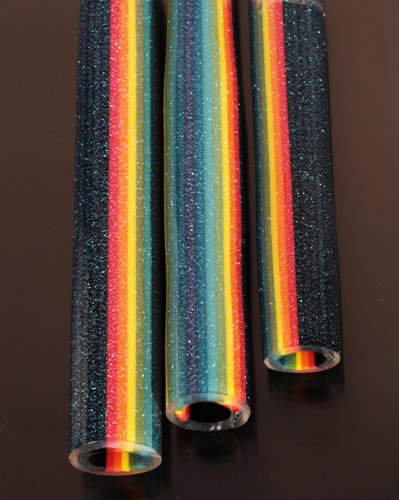 Dream Tubing Silver Dichroic - Galactic Rainbow Lined Tube Galactic Rainbow Lined