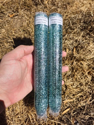 Dream Tubing Chrome Dichroic - Lake Green Tube Lake Green