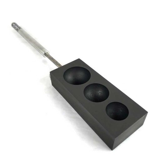 1", 1 1/4" and 1 1/2" Marble Mold with Aluminum Handle