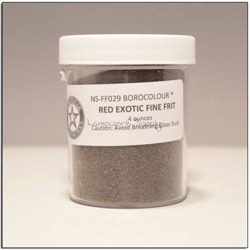 Northstar Red Exotic (29) - Fine Frit 4 oz. (70 grade) 4 oz jar