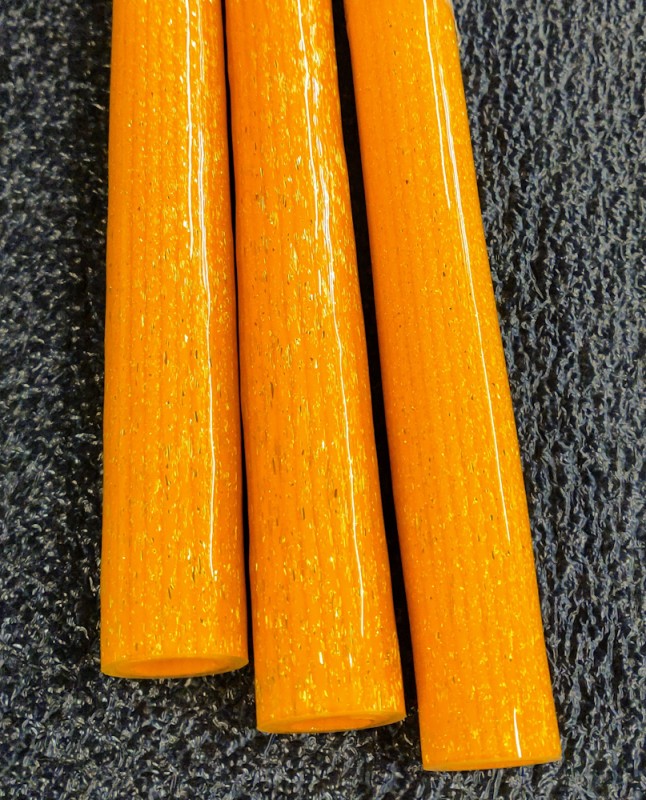 Gold Dichroic over Northstar Goldenrod Tubing