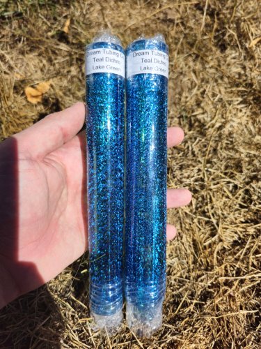 Dream Tubing Teal Dichroic - Lake Green Tube Lake Green