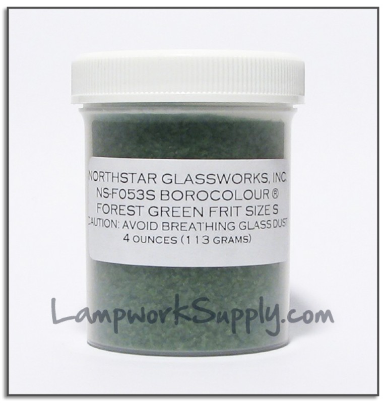 Forest Green Small Frit 4 oz. (38 grade)