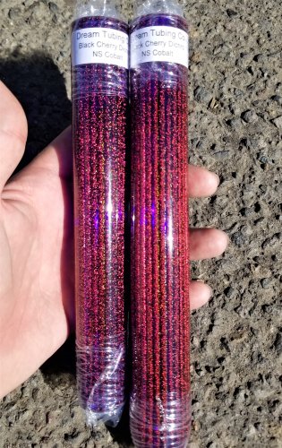 Dream Tubing Black Cherry Dichroic - Northstar Cobalt Tube Northstar Cobalt Black Cherry