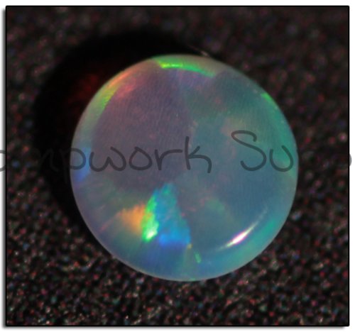 Kyocera 3mm Coin Opal - Pink Green