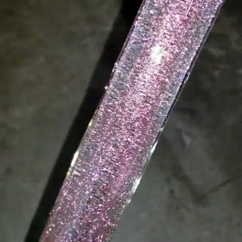 Magenta Dichroic Clear Core Cane