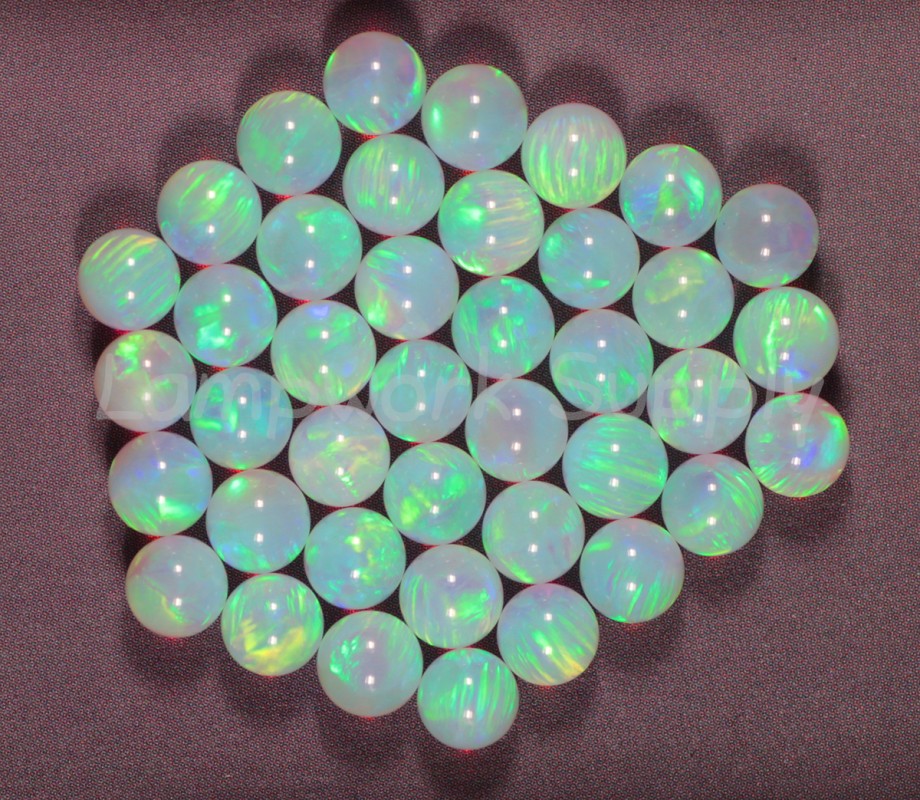 5mm Mint Sphere Opal