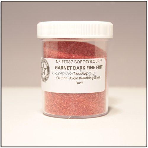 Northstar Garnet Dark (87) - Fine Frit 4 oz. (70 grade) 4 oz jar