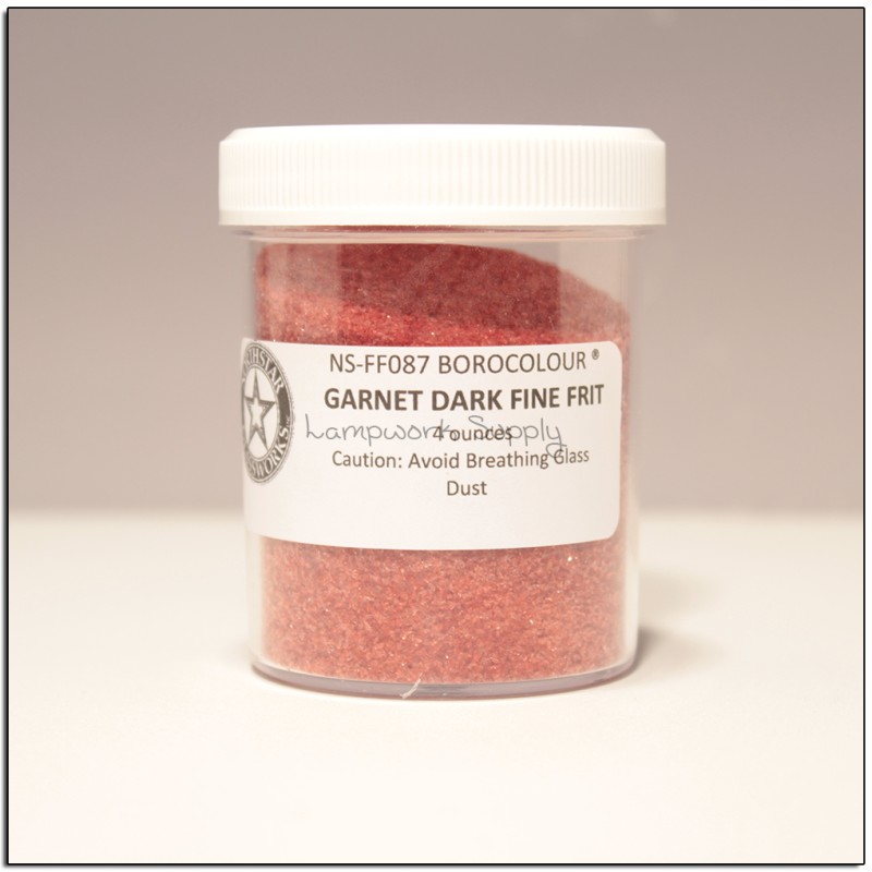 Garnet Dark Fine Frit 4 oz. (70 grade)