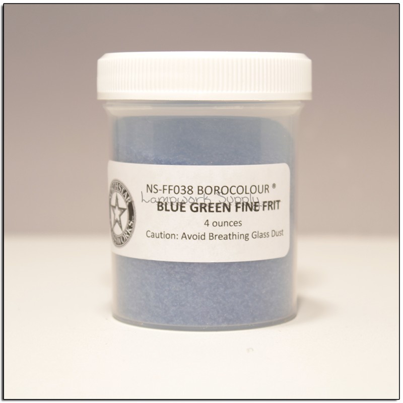 Blue-Green Fine Frit 4 oz. (70 grade)