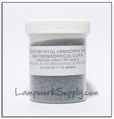 Northstar Oregon Gray (95) - Small Frit 4 oz. (38 grade) 4 oz jar