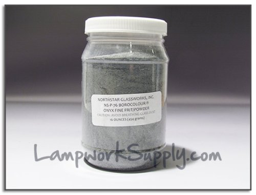 Northstar Onyx (76) - Fore Powder 1 lb. (70/100 Grade Mix) Frit Fore Powder 16 oz jar