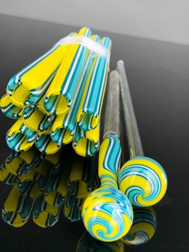 Board Shorts - Vac Stack - Colored Borosilicate Glass Tubing