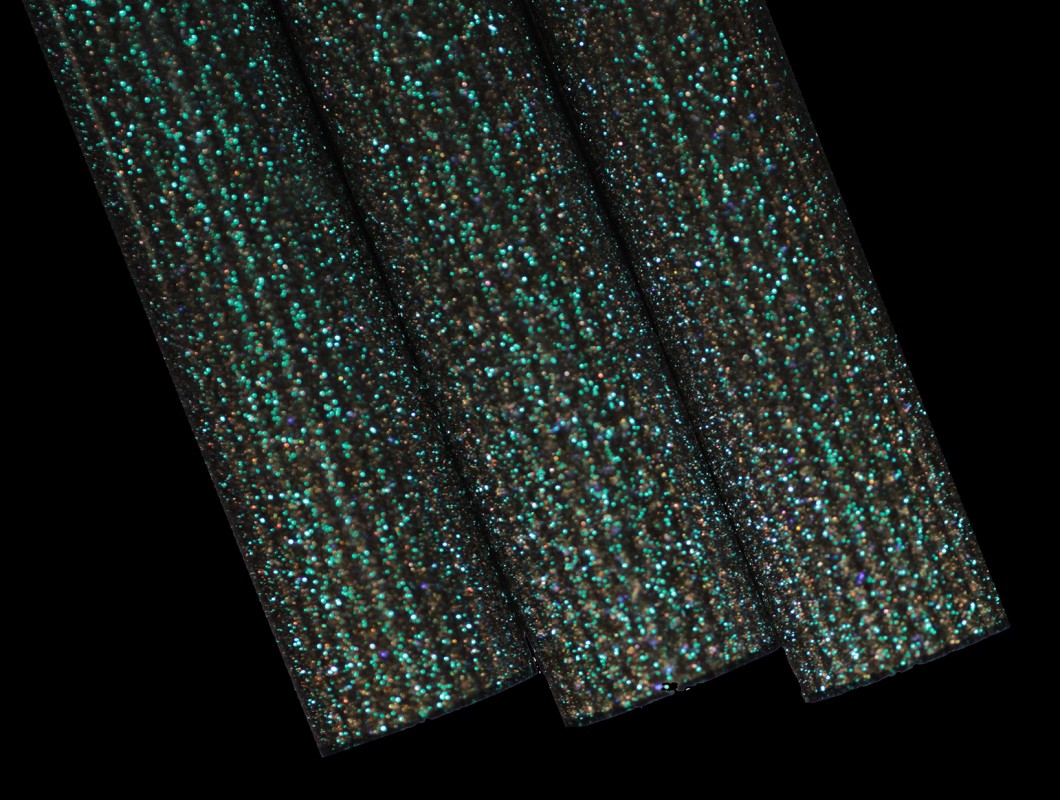 Emerald Dichroic over Glass Alchemy Jackpot Tubing