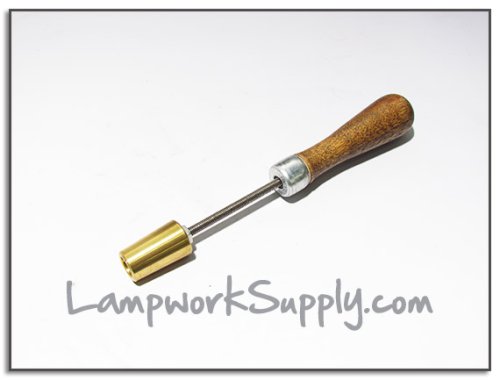 19mm Ground Joint Plug with Wood Handle