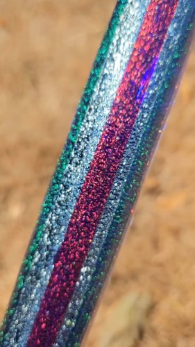 Dream Tubing Tesselated Dichroic - Cobalt Tube