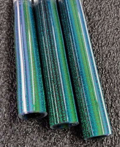 Emerald Over Cool Money Lined Dichroic Tubing