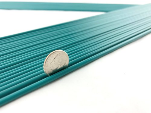 Northstar Opaque Aqua (126) - Odd Thin Rod Stringers Stringer