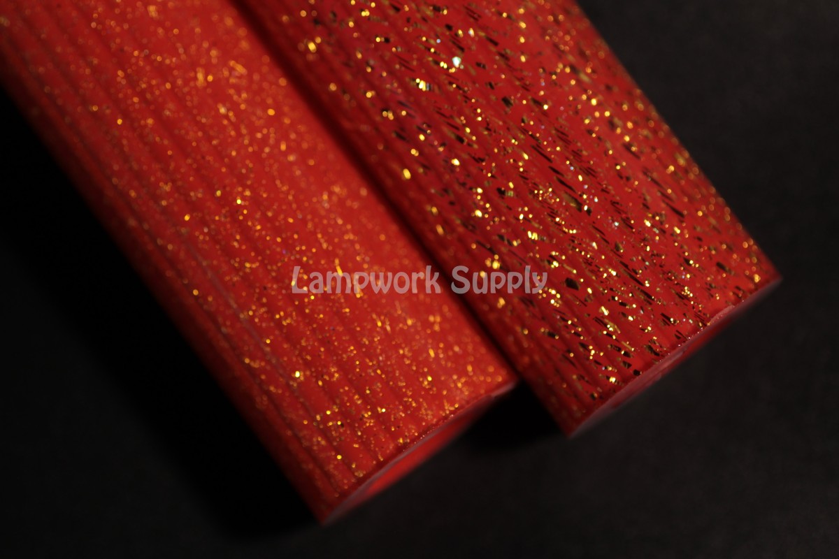 Gold Dichroic over Norhtstar Poppy Tubing