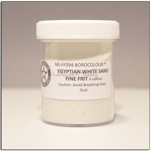 Northstar Egyptian White Sand (94) - Fine Frit 4 oz. (70 grade) 4 oz jar