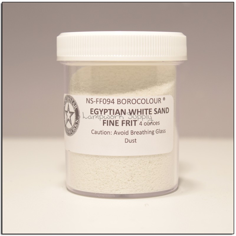 Egyptian White Sand Fine Frit 4 oz. (70 grade)