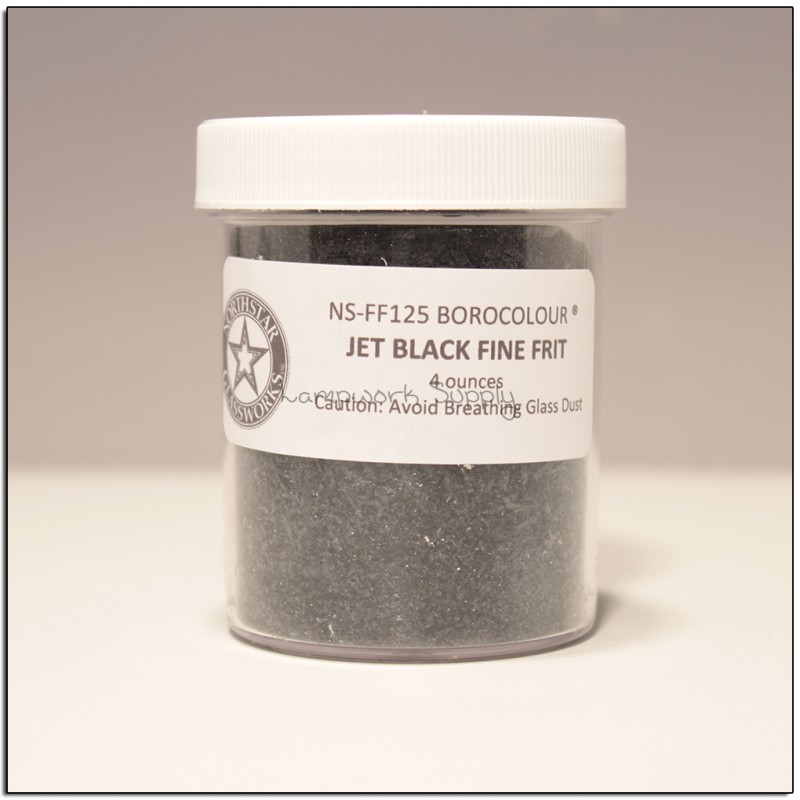 Jet Black Fine Frit 4 oz. (70 grade)