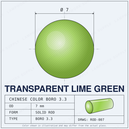 Chinese Color Transparent Lime Green (Lime Juice)