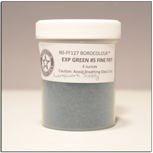 Northstar Exp Green #5 (127) - Fine Frit 4 oz. (70 grade) 4 oz jar